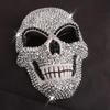 Diamond-Studded Skull Mask - Stylish Mask for Halloween Parties