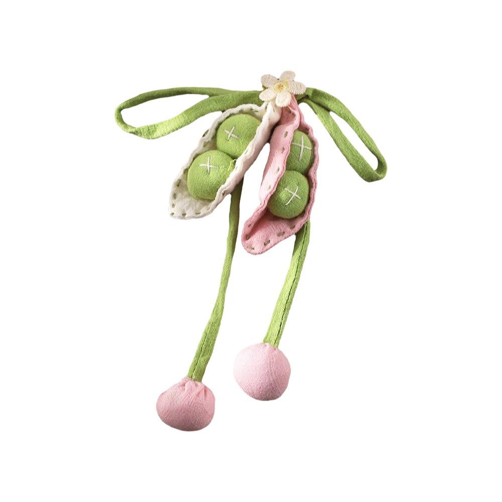 

Ornaments Flower Pea Pendant Sweet Bag Hanging DIY Handmade Accessories Personalized Gift розовый/белый