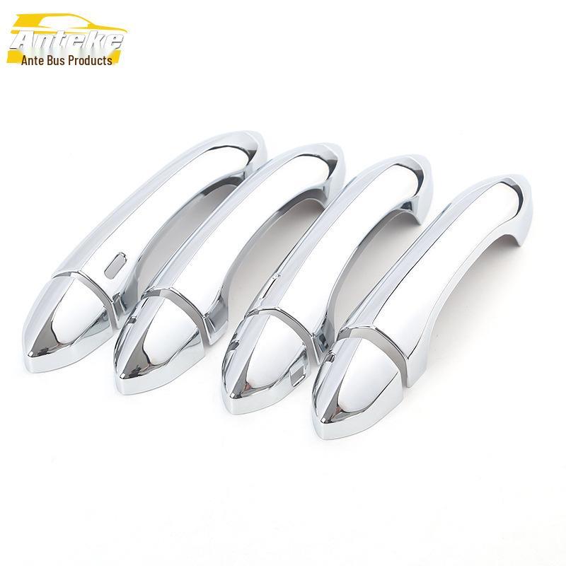 

Maitou Car Door Handle Decor Sticker: Electroplated Armrest Handshake Buckle Accessory