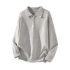 Mu Yuan Unisex American Cleanfit Polo Collar Sweater - Casual, Loose, Versatile Knitwear for Men