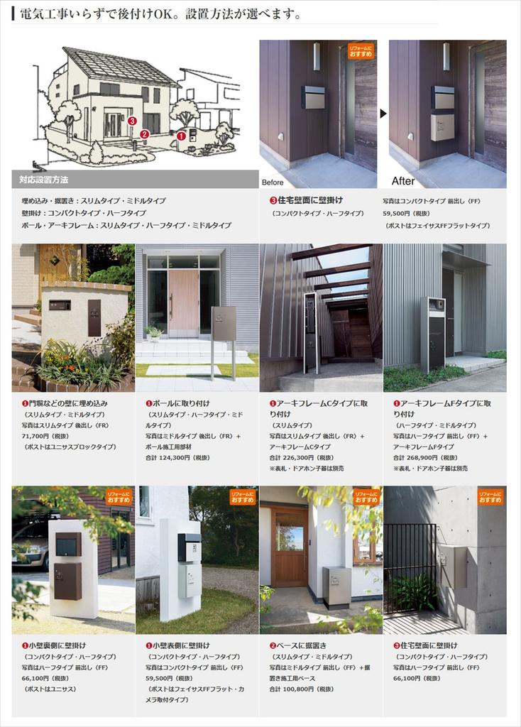 Panasonic Home Delivery Box COMBO Middle Type FF Right Opening ZAM Corrosion Resistant Coated Steel Cast Iron Black CTNR4020RTB 3 Cast Iron Black