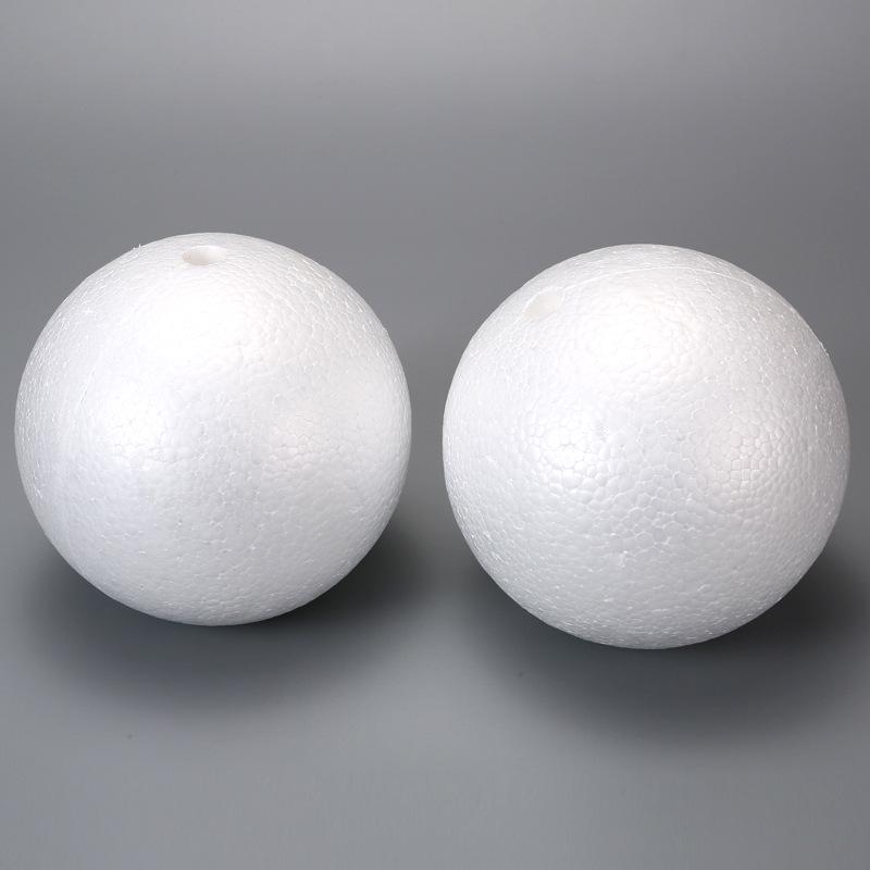 DIY Řemeslná Pěnová Polystyrenová Koule – Bílá Pevná Kulatá Forma na Koule
