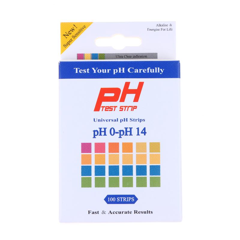 100Pcs Ph Test Strips 0-14 Universal Strips To Test Water Quality For Swimming Pools Hydroponics Aquarium Soil Urines