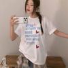 The Pink Oversized LeTTering Graphic T shirT