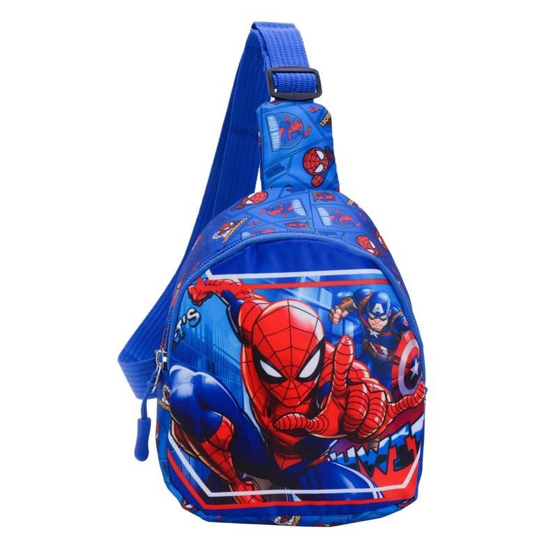 Childrens Spiderman Single Shoulder Crossbody Chest Bag With Nylon Breathable
