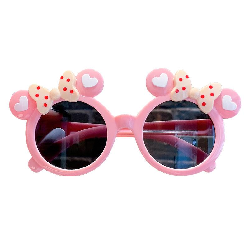 Children Cute Cartoon Sunglasses Boy Girl Outdoor Sun Protection Summer Shades Baby Photography Glasses Eye Wear UV400 Protection