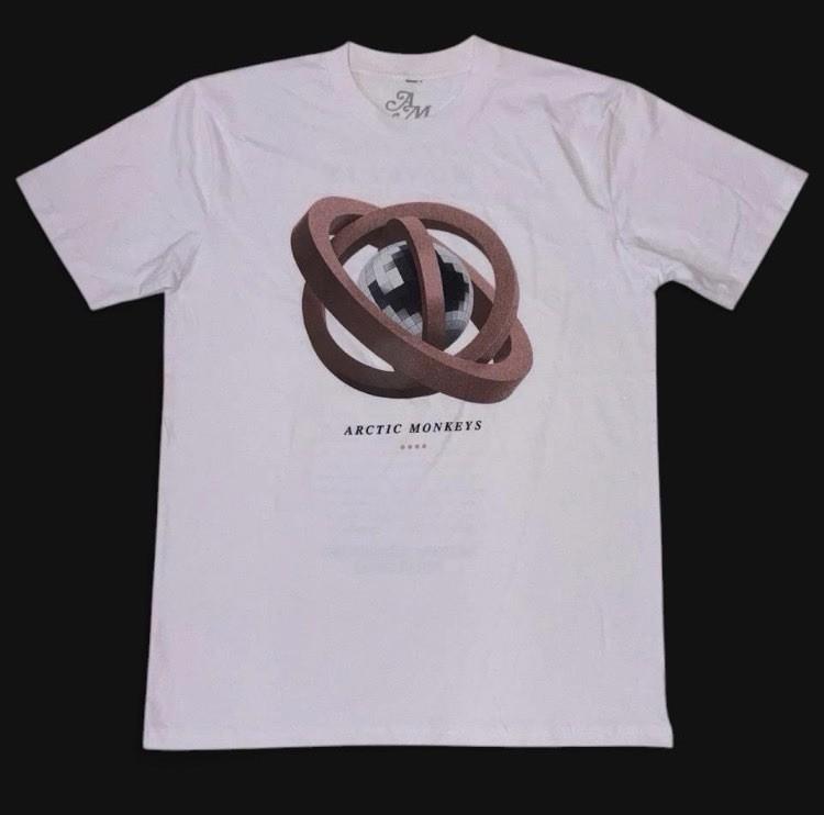 Arctic Monkeys North American Tour 2023 T Shirt White Graphic Tee Medium