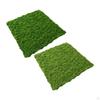 Artificial Decorative Potted Plant Faux Filler Synthetic Turf Green Plants Soft Polyester