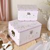 Love Story Wildflower Set of 2 Wedding Keepsake Luggage Boxes