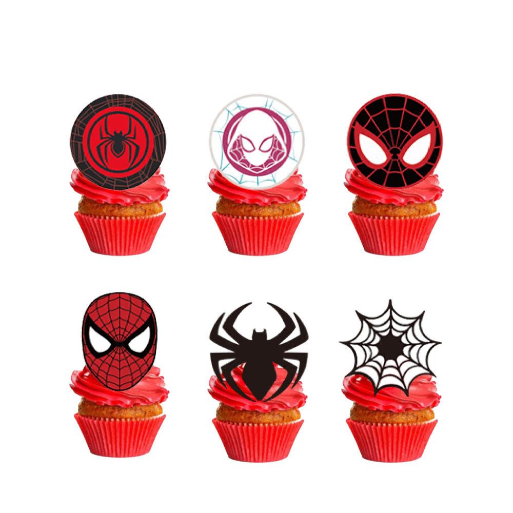 Spider-Man Birthday Party Supplies Disposable Tableware Paper Plate Paper Cup Paper Tissue Boy Decoration Cartoon Eco-Friendly Material