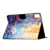 For Lenovo Tab M9 TB-310FU Case Colorful Pattern Painting Card Slots Stand Leather Tablet Cover with Auto Sleep/Wake