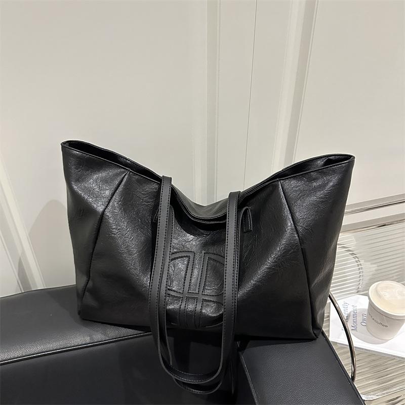 Handtasche mit großer Kapazität, Damen, neu, retro, vielseitig, Schulter-/Achseltasche, schlicht und modisch, hochwertige Handtasche