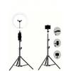 110cm tripod standı+O klips, 10 inç canlı yayın halka dolgu ışığı ve selfie canlı yayın artefaktı ile donatılmıştır