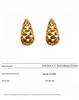 2025 Elegant Hollow Woven Teardrop Earrings - High-End Luxury Design