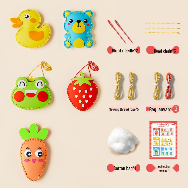 Yisirui Kid s DIY Handmade Doll Ornament - Educational Sewing Gift for Children s Day