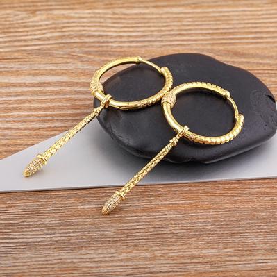 

Nidin European and American Exquisite Drop Tassel Long Earrings Fashion Luxury Accessories For Women‘s Temperament Jewelry Gifts білий