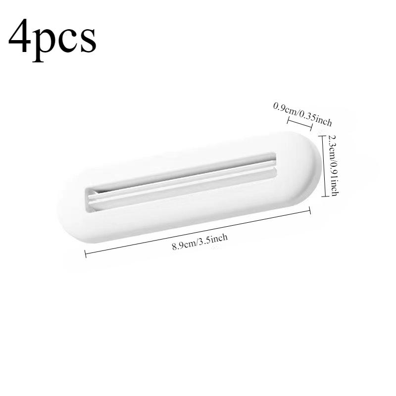 2/4Pcs Household Toothpaste Squeezer Toothpaste Clip, Facial Cleanser Hand Cream Squeezer Home Bathroom Accessories