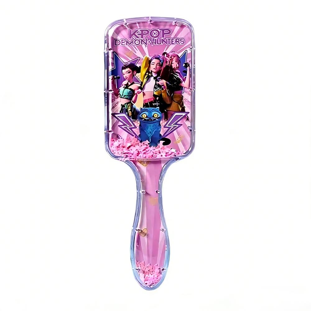 

1 OR 4 PIECES Korean Pop Demon Hunters Comb Animation Design Rumi Mira Zoey Air Cushion Massage Comb Animation Merchandise Student Comb Girl Presents