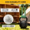 20Pcs Heavy Duty Bungee Cords with Double J Hooks in Storage Jar, Assorted Rubber Tie Down Straps for Camping Tent Luggage Cargo
