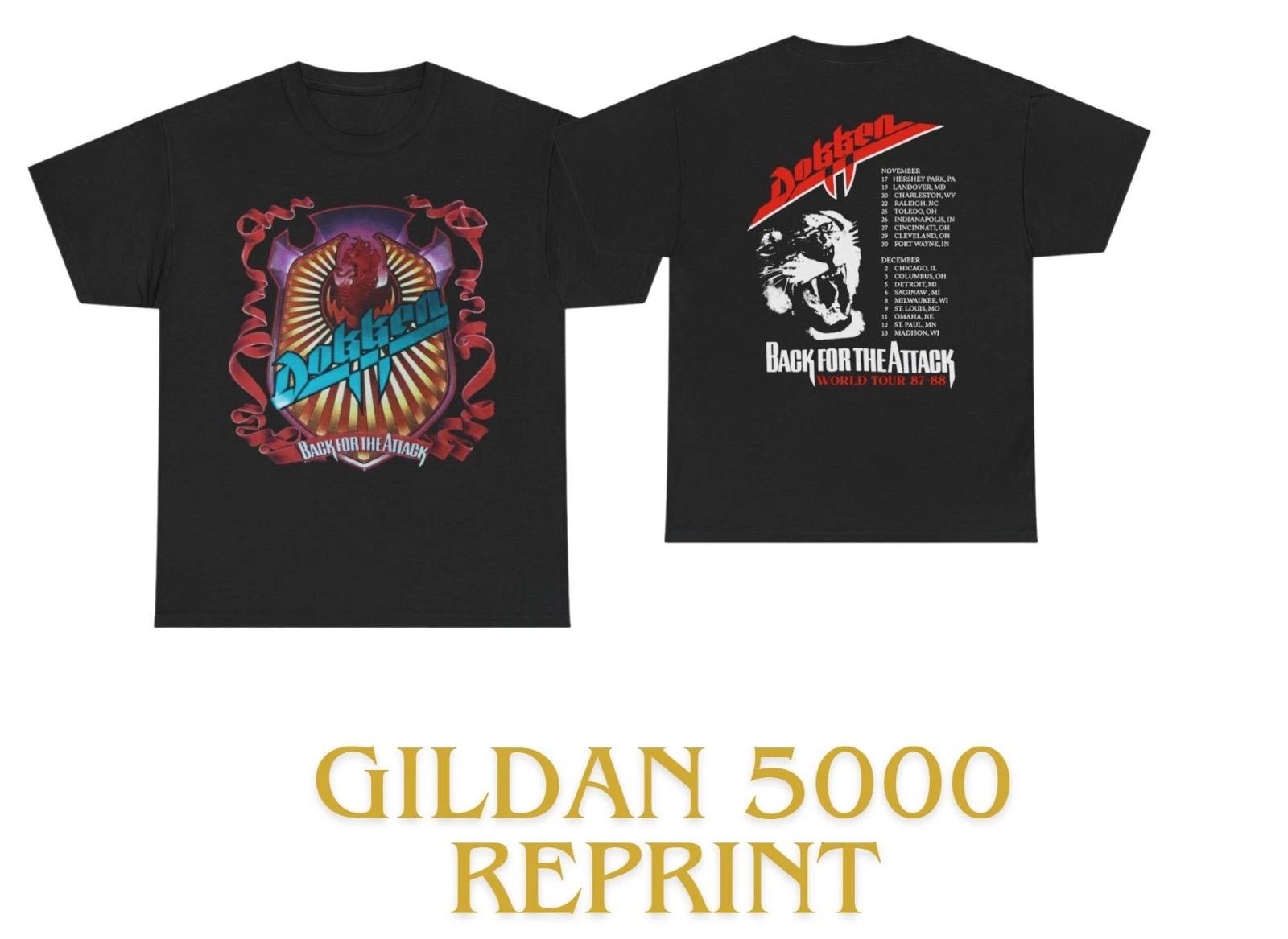 SALE Dokken 1987-88 Back For The Attack World Tour Shirt 2XL