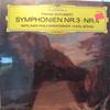 LP Record FRANZ SCHUBERT  BERLINER PHILHARMO  Symphonien Nr.3  Nr.4 2530526 Deutsche Grammo Germany Classical Used
