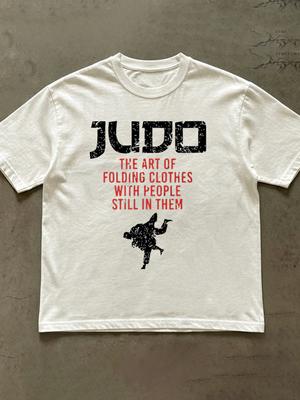 Plus Size White T-Shirt Judo Men Women Judo T-Shirt Unisex for Daily Wear 2025 Funny Christmas Novelty Men'S T-Shirt Summer Trendy Streetwear Fashion