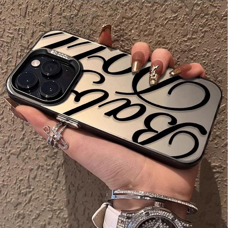 

New Creative Stylish English Letters Phone Case For IPhone 17 17Air 16 16E 15 14 Plus 13 12 11 Pro Max Cover Case Funda Bumber iPhone 11