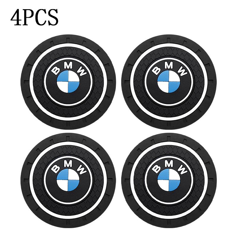 Tappetino Portabicchieri Antiscivolo in Silicone con Emblema M Badge per Auto Tazza d'Acqua per BMW M M3 M5 M6 X3 E46 E90 F30 G20 E36 E34 X6 G20 Accessori