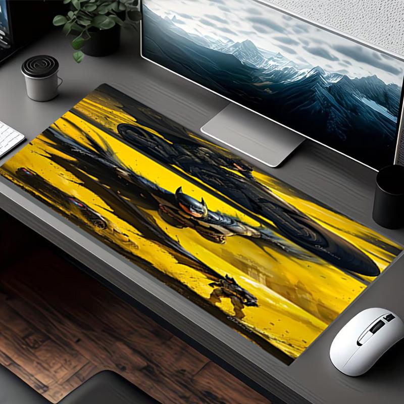 Superheroes Print Mouse Pad, for Keyboard Pad Laptop PC Mat for Office Home Use, Desk Decor, Perfect Birthday Gift for Gamers