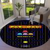 Pac-Man Round Area Rug,Carpet Rug for Living Room Bedroom Sofa Playroom Decor,Non-slip Floor Mat