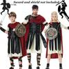 Cos Warrior Roman Costume Kids Set Parentchild Soldier Stage Halloween Up Dress