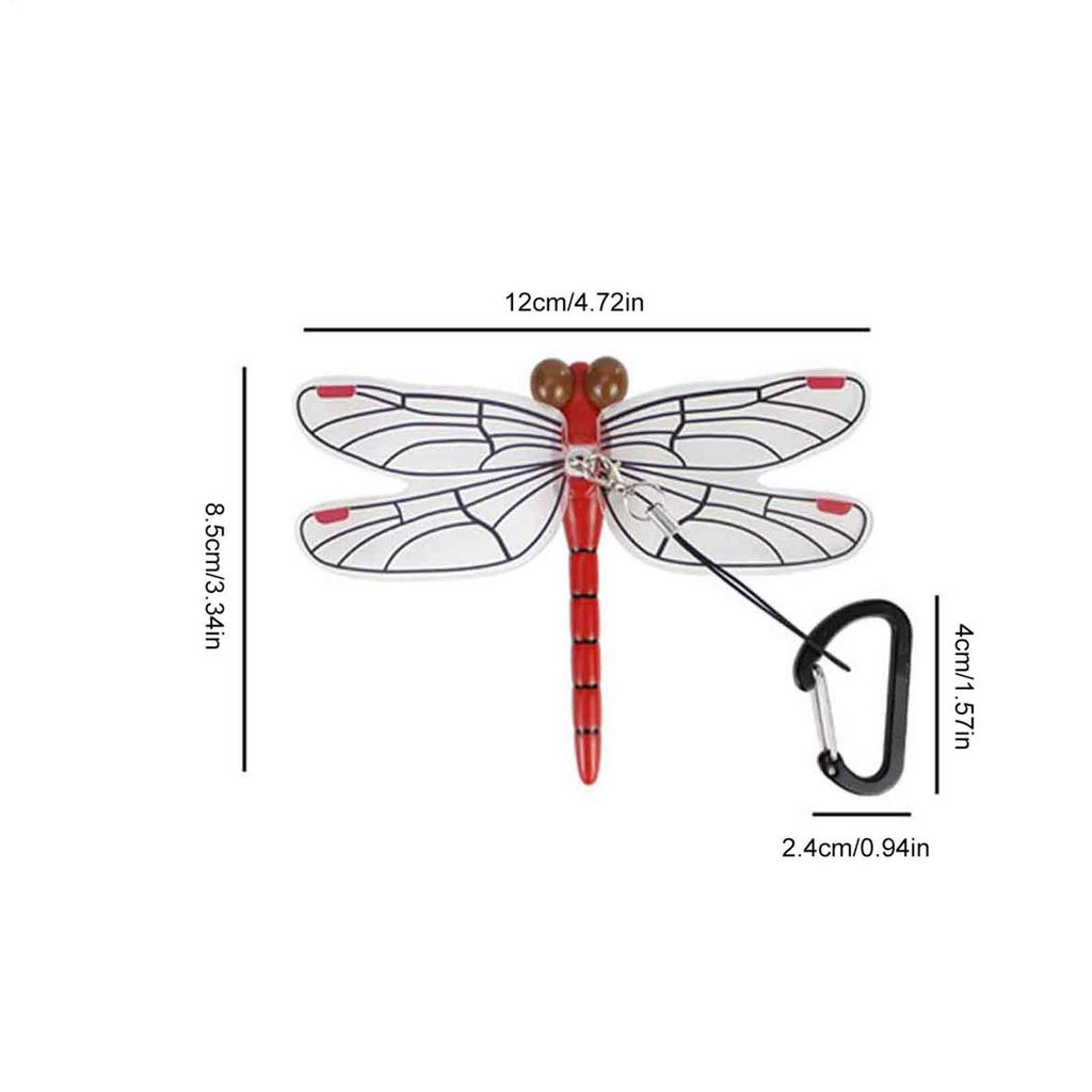 Libellen-Hutclip Falsche Libellen-Clips Outdoor 3D Realistisches Kleines Ornament Für Wandern Camping Hof Garten Hut Rucksack Pflanze
