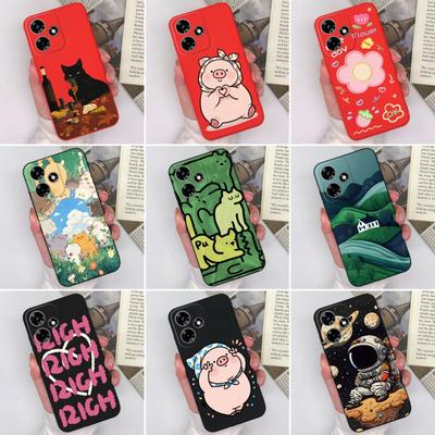 Für Infinix Hot 30 20 12 11 Play 30i 20i 20S 12i 11S Handyhüllen Niedliche Pärchen Schweinchen Muster Matte Silikon Mode Hüllen Für Infinix Handy Caisng