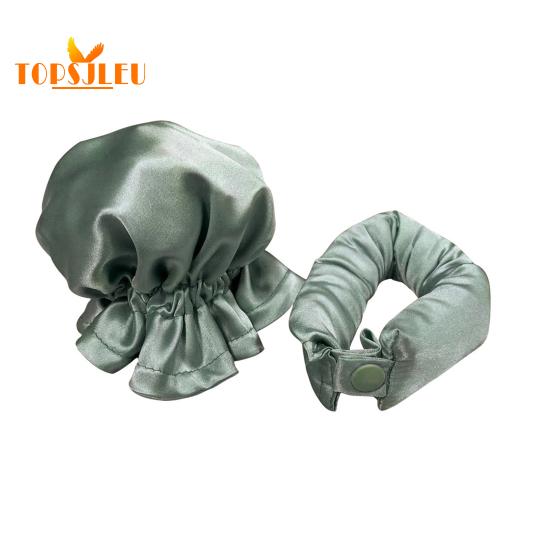 

Безнагревательная щипцы для завивки волос — мягкая ткань, многоразовая, складная, неповрежденная, безнагревательная повязка на голову с щипцами для завивки волос для женщин армия зеленый