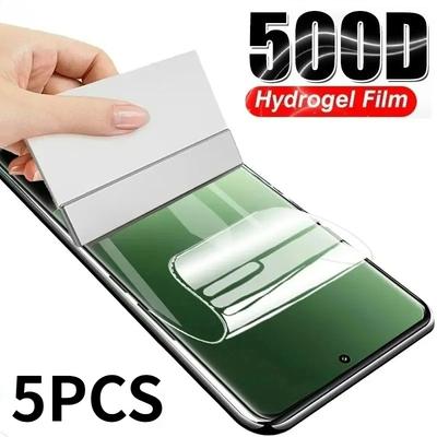 5PCS Full Curved Screen Protective Hydrogel Film For Huawei Honor 400 300 Ultra100 90 70 50 X8 X6 X5 X9a X9b X9cX6c X8a Power GT Pro Plus Lite 5G 2025
