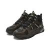 FILA Trek 1S Fabric Synthetic Leather Plush Wear-Resistant Lightweight Mid-Top Casual Shoes Men Casual Shoes Black Gray F12M342125FBW