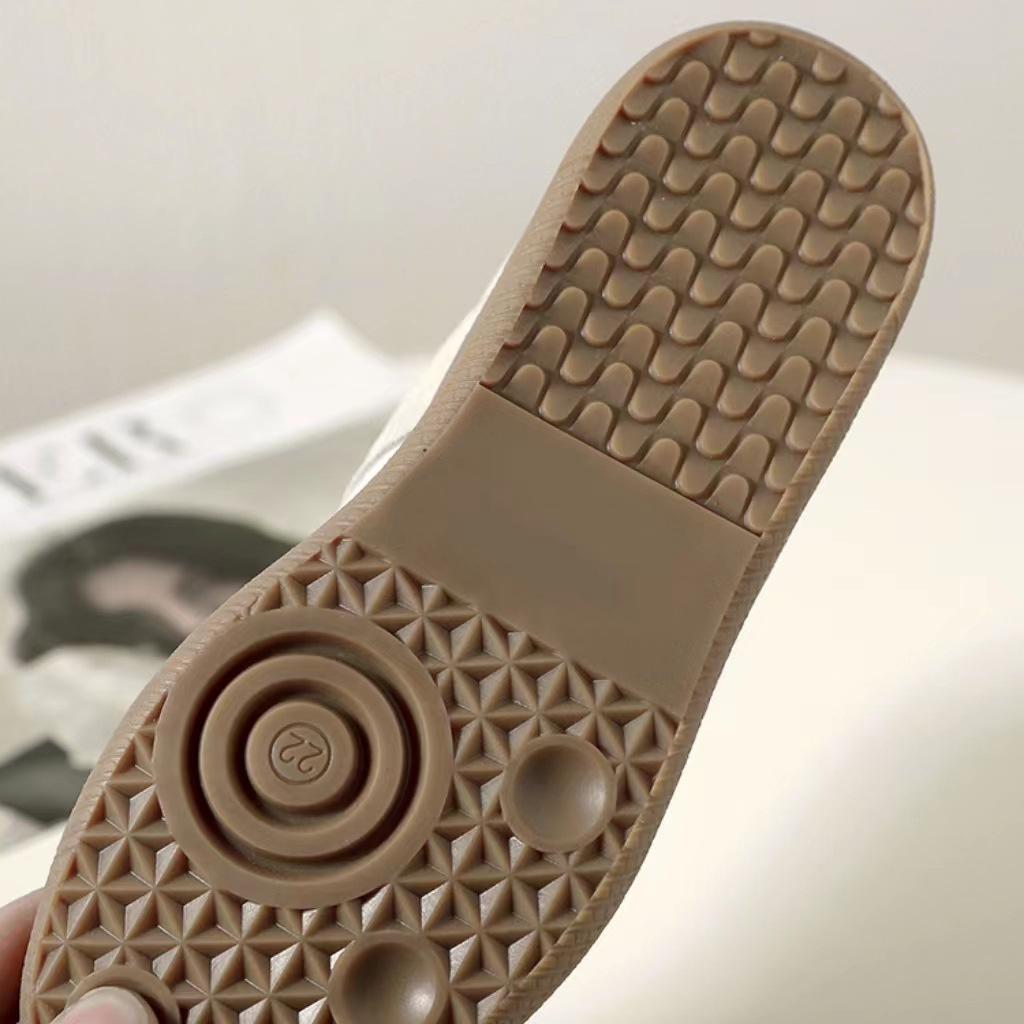 Dexun shoes men's spring suede leather men's shoes lace-up new trend versatile sports casual white shoes soft baseplate shoes