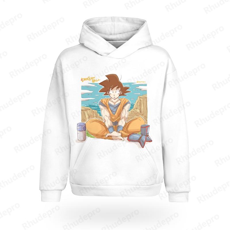 Bobby4 Men T Shirt Men's Hoodie Hoodie Tops Dragon Ball New Clothing Vegeta Y2k Trend Goku Super Saiya 2024 High Quality Hip Hop XL
