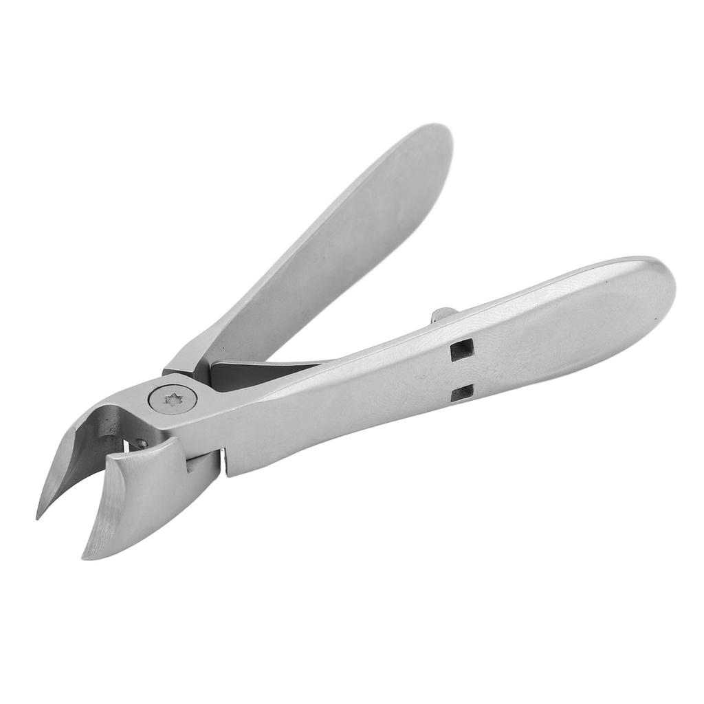 Large Slanted Nail Clipper Stainless Steel Large Opening Cuticle Nipper Bevel Fingernail Trimmer for Thick Hard Nails