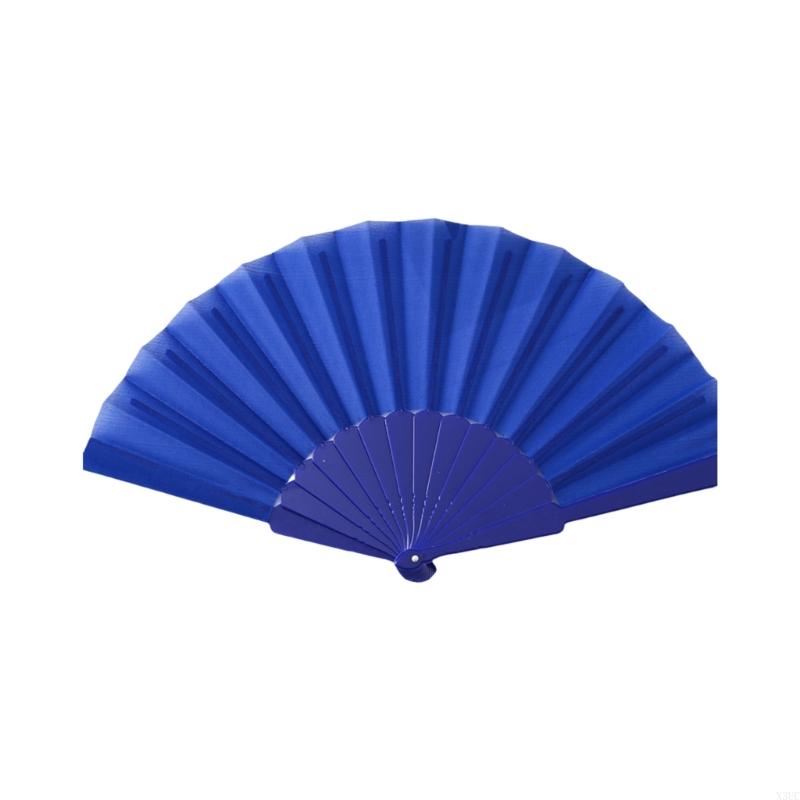 

Folding Hand Fan,Hand Held Folding Fan Chinese Kung Fu Hand Fan for Dance,Gift X3UC королевский синий