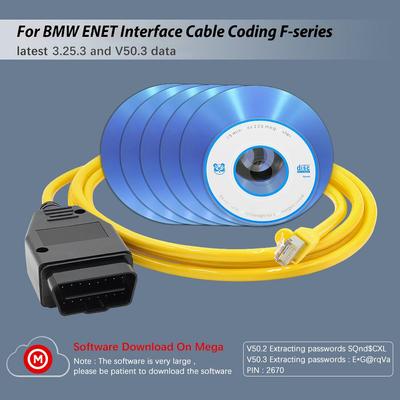 Cablu ESYS ENET pentru BMW F-serie Reîmprospătare date ascunse Codare ICOM Programator ECU OBD OBD2 Scanner Instrument de diagnosticare auto