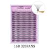 OWOSC Pointy Base Premade Volume Fans Eyelash Extension 3D/6D/8D/10D/12D/14D Individual Sharp Pointy Stem 320 Fans Custom Logo
