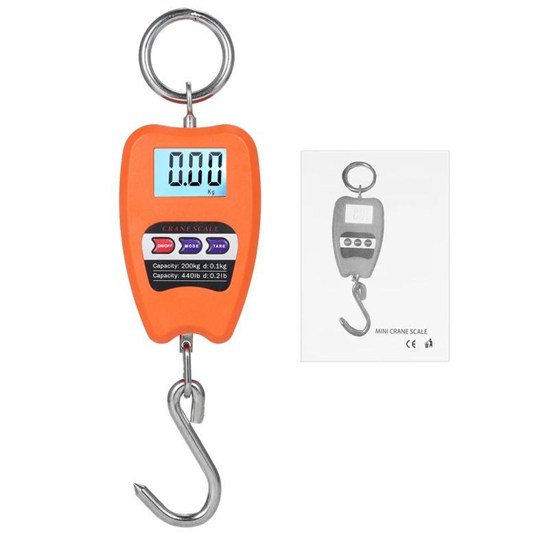 Handheld  Stainless Steel Electronic Weighing Digital Crane Scales Industrial Heavy Duty Hanging Hook Scales