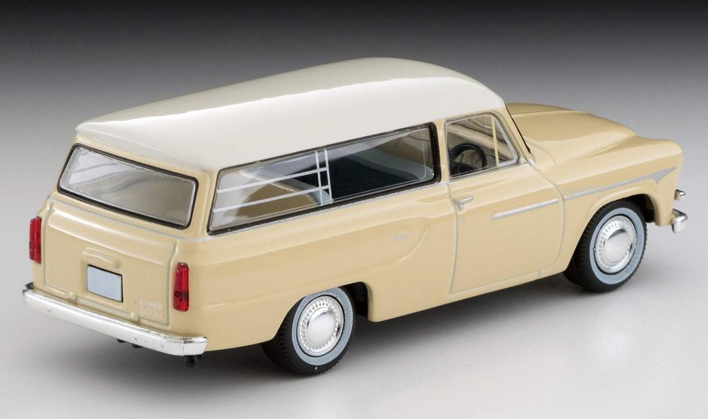 Tomytec Tomica Limited Vintage Scale Toyopet Masterline 1900 1962 Model Finished Model 311676 1/64 LV-187a Beige/White