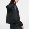 Nike Krátká sportovní ležérní bunda s kapucí a zipem Dámské bundy Černá BV2834-010