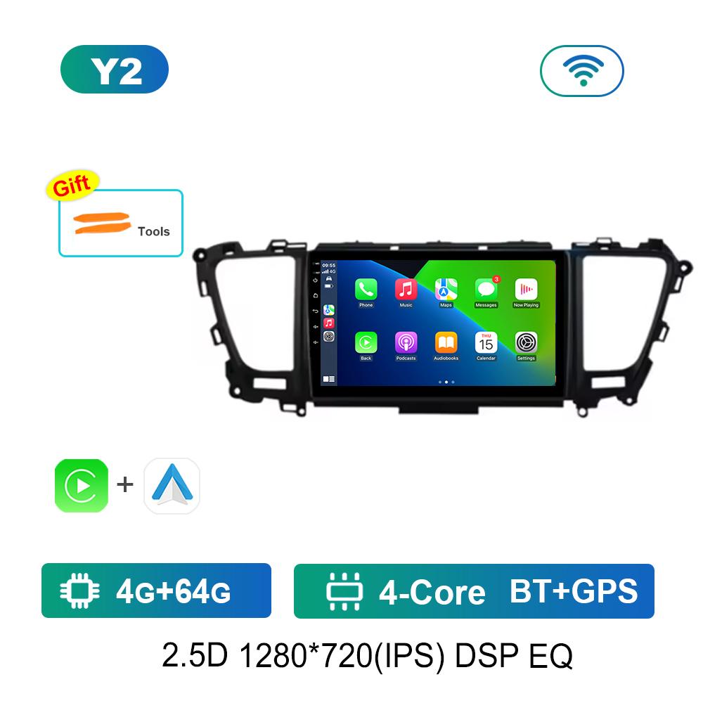 9'' Android System for Kia Carnival Sedona 2014 - 2020 Car Radio Multimedia Player DSP Stereo GPS Navi Carplay 4G Bluetooth WiFi
