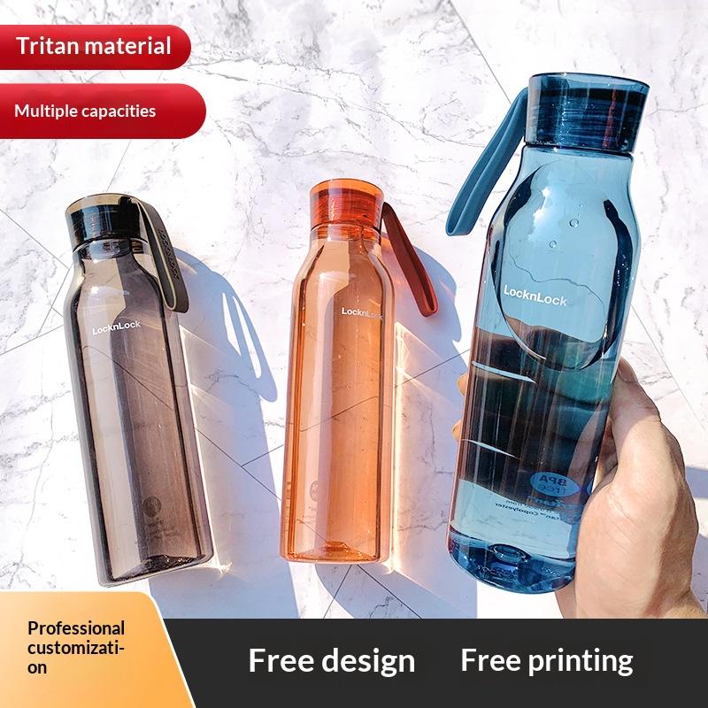 Locktite Plastic Sports ECO Water Bottle - Simple and Stylish for Instagram. Perfect for Summer Outdoor Activities. Men's and Wo