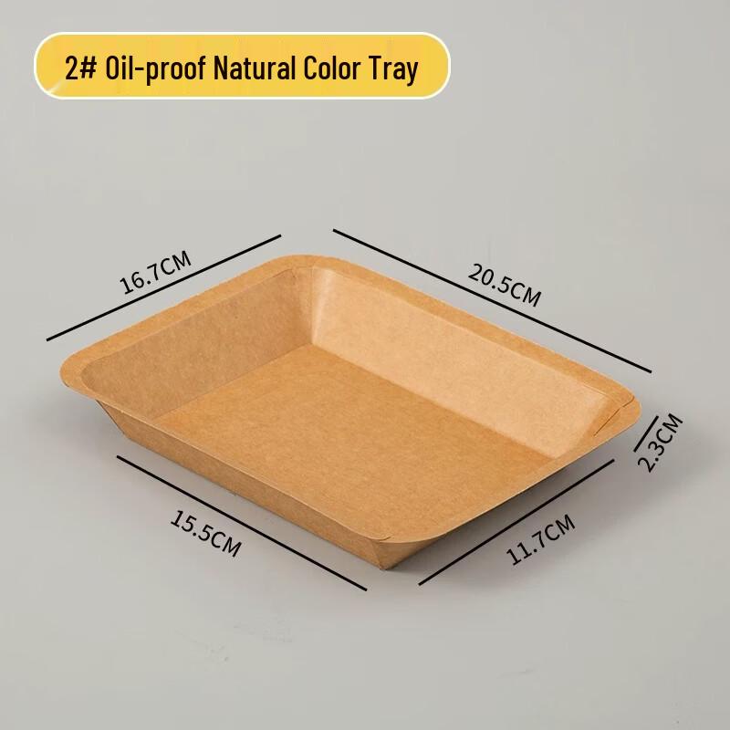 Disposable Kraft Paper Plates