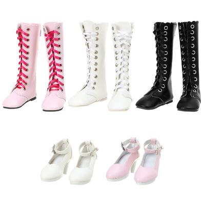 Fashion 1/3 5 Styles Fabric Shoes Differents Color Play House Accessories 60cm Doll Boots