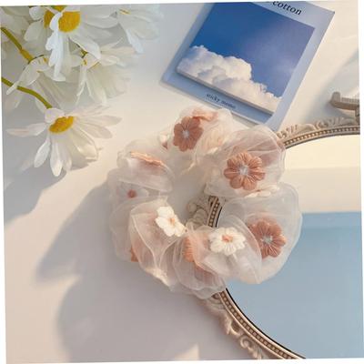 Exquisite Embroidery Hair Accessories Band Choice For Gifts Accessories Elastic Scrunchie Hair Rope